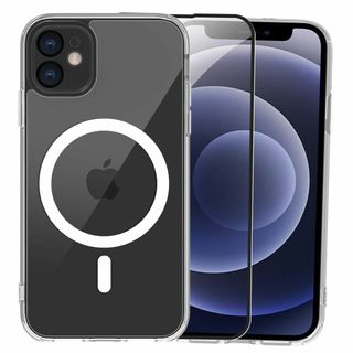 【ケース】iPhone 12 ケース MagSafe対応 マグネット クリア ガ(その他)