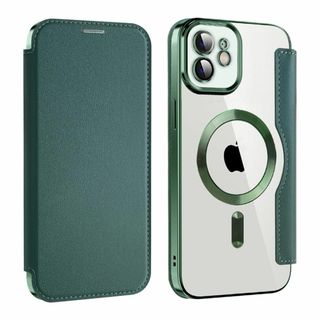 【色:グリーン_サイズ:iPhone 12 6.1インチ】MuZiF iPhon