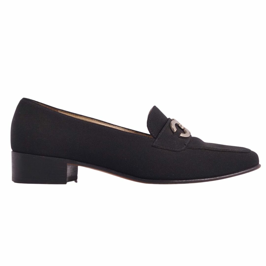 サルヴァト-レフェラガモ.モカシンフラットシュ-ズ24.5センチ Salvatore Ferragamo - 美品 サルヴァトーレ フェラガモ