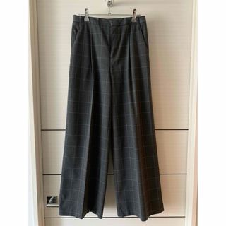 ユニクロ(UNIQLO)のUNIQLOユニクロ⭐︎ワイドスラックスパンツMグレー(その他)