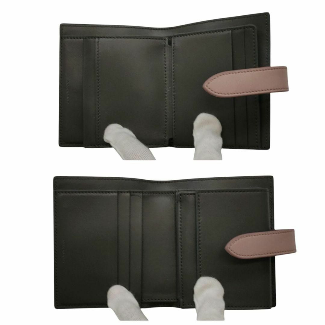 CELINE ダークグレー 折りたたみ財布 CELINE - セリーヌ 折り財布 スモールストラップウォレット