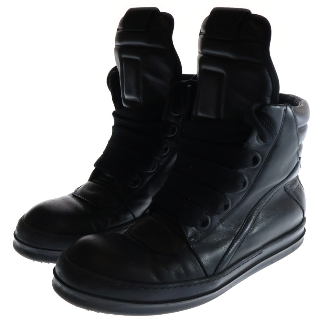 【大人気】RICK OWENS◆Geobasket レザー ハイカットスニーカー Rick Owens - Rick Owens リックオウエンス JUMOBLACE GEOBASKET