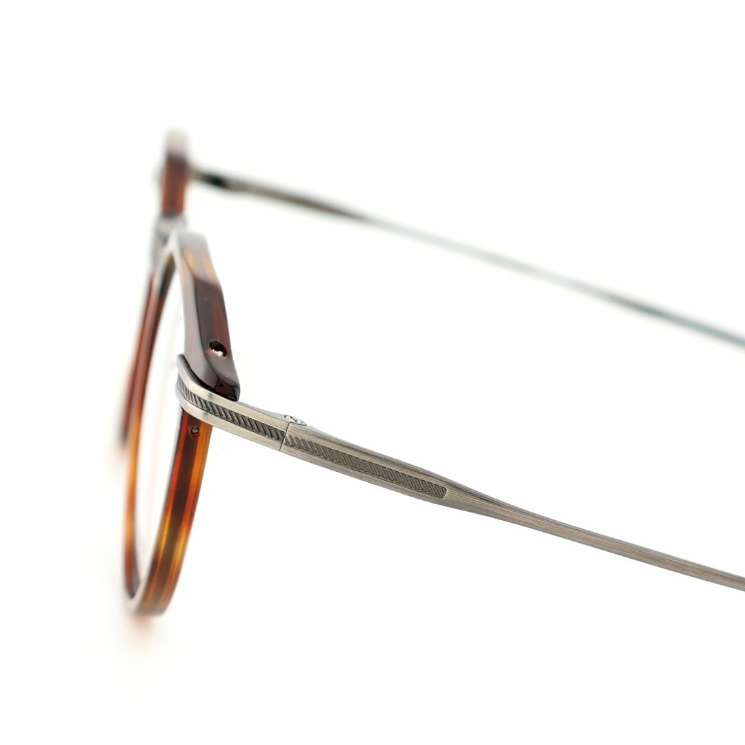 MACKINTOSH PHILOSOPHY(マッキントッシュフィロソフィー)の《定価22,000円！》マッキントッシュフィロソフィ　ブラウンデミ　メガネ メンズのファッション小物(サングラス/メガネ)の商品写真