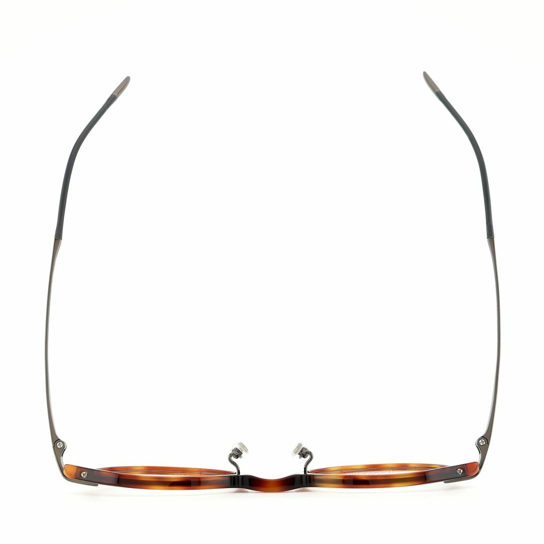 MACKINTOSH PHILOSOPHY(マッキントッシュフィロソフィー)の《定価22,000円！》マッキントッシュフィロソフィ　ブラウンデミ　メガネ メンズのファッション小物(サングラス/メガネ)の商品写真