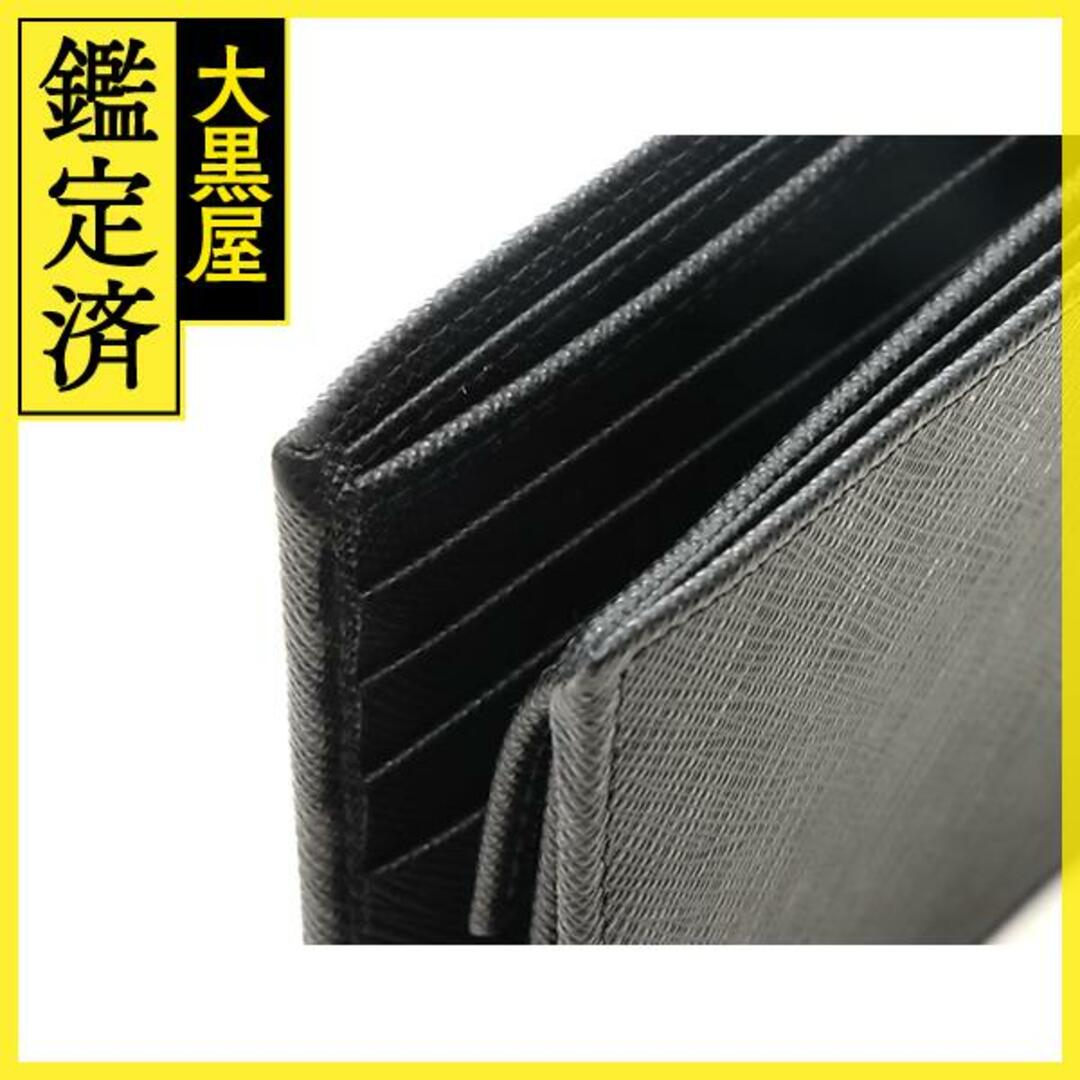 PRADA/シェブロン 二つ折り財布 エトープ【A+ランク 付属品無】 SAFFIANO（PRADA） プラダ 財布 二つ折り長財布 サフィアーノ