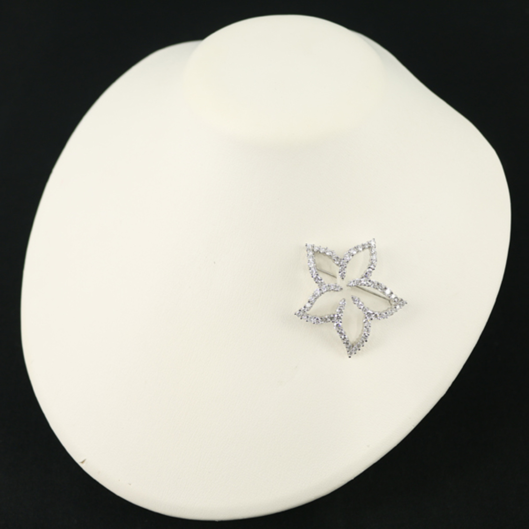 ティファニー スクリブル ブローチ 750/PT950ダイヤ付き 希少 Tiffany & Co. - ティファニー ブローチ ダイヤ ダイヤモンド