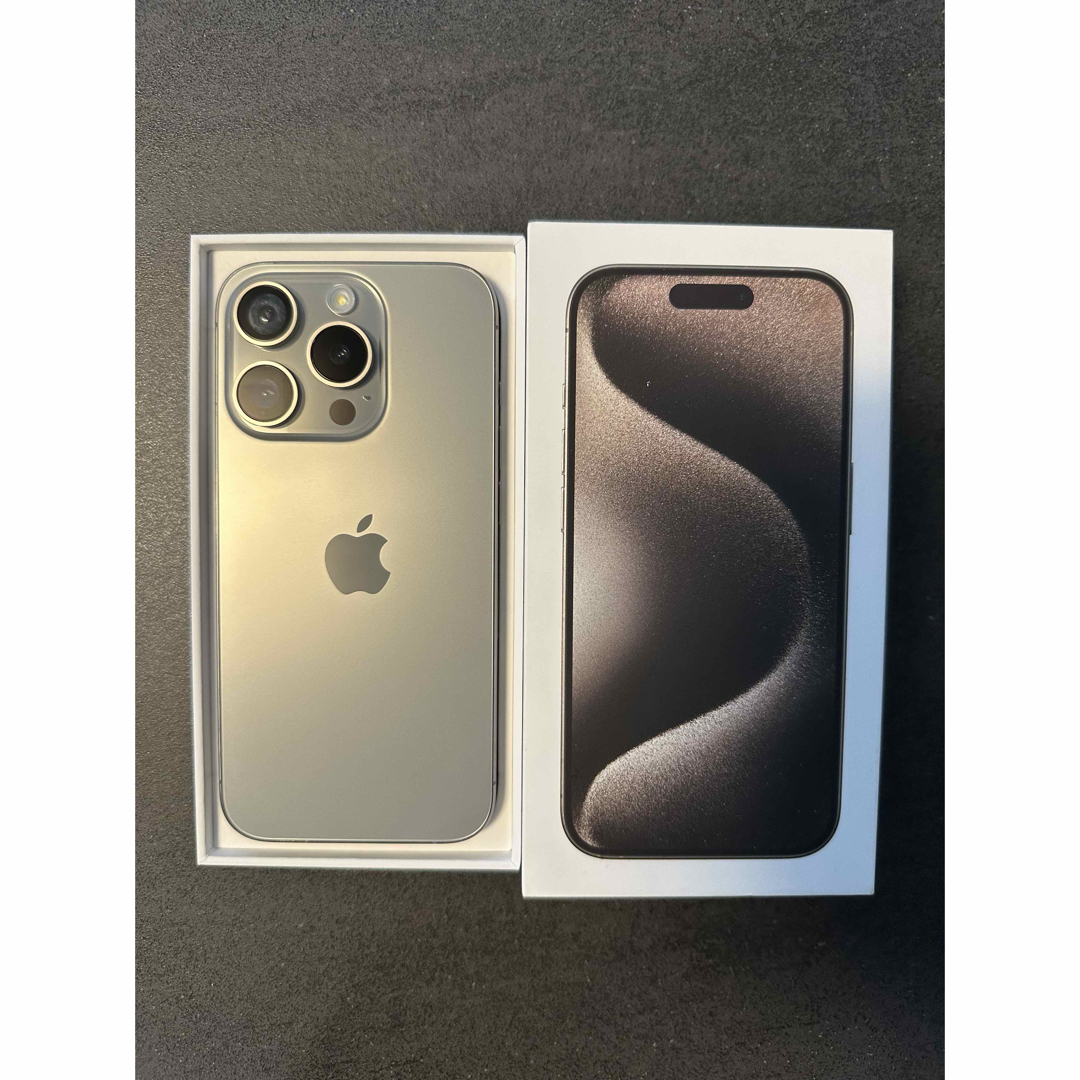【ジャンク品】iPhone15 Pro 256GB バッテリー容量100% iPhone - iphone 15 Pro 256GB ナチュラル バッテリ88% ジャンク