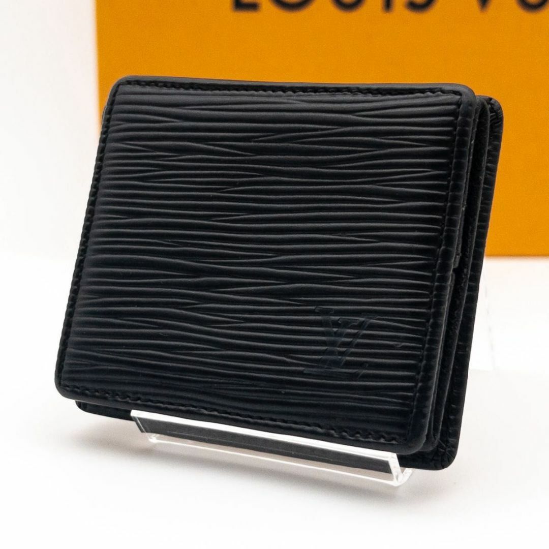 エピ ポルト・モネ・ボワット ヴィトン ブラック コインケース LOUIS VUITTON - 【極美品】ルイヴィトン ポルトモネボワット
