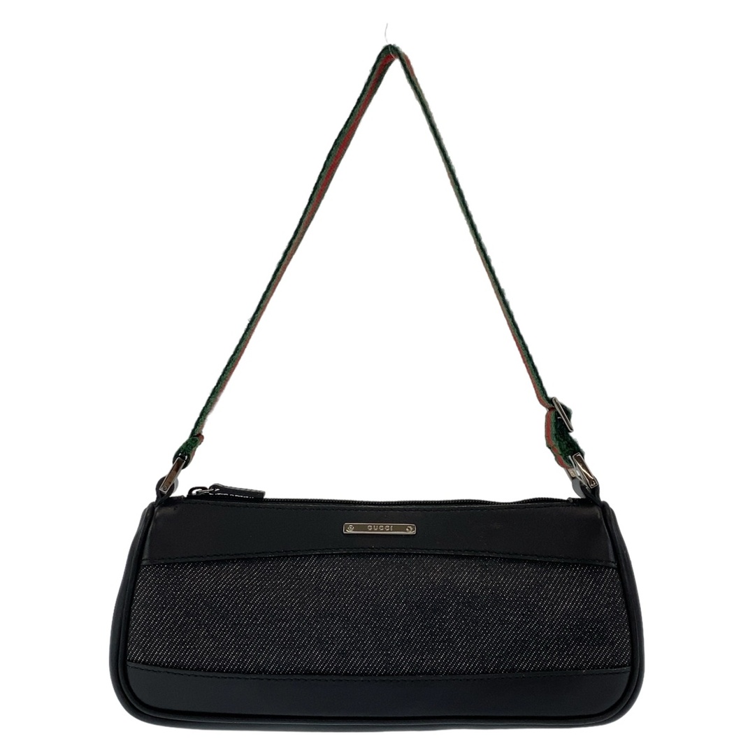現行極美品 グッチ テクノキャンバス メッセンジャーバッグ シェリーライン 黒 GUCCI グッチ ショルダーバッグ シェリーライン GGキャンバス
