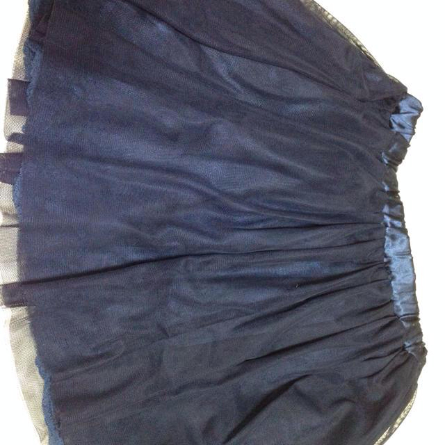 WEGO(ウィゴー)のネイビーチュールスカート♥︎ レディースのスカート(ひざ丈スカート)の商品写真
