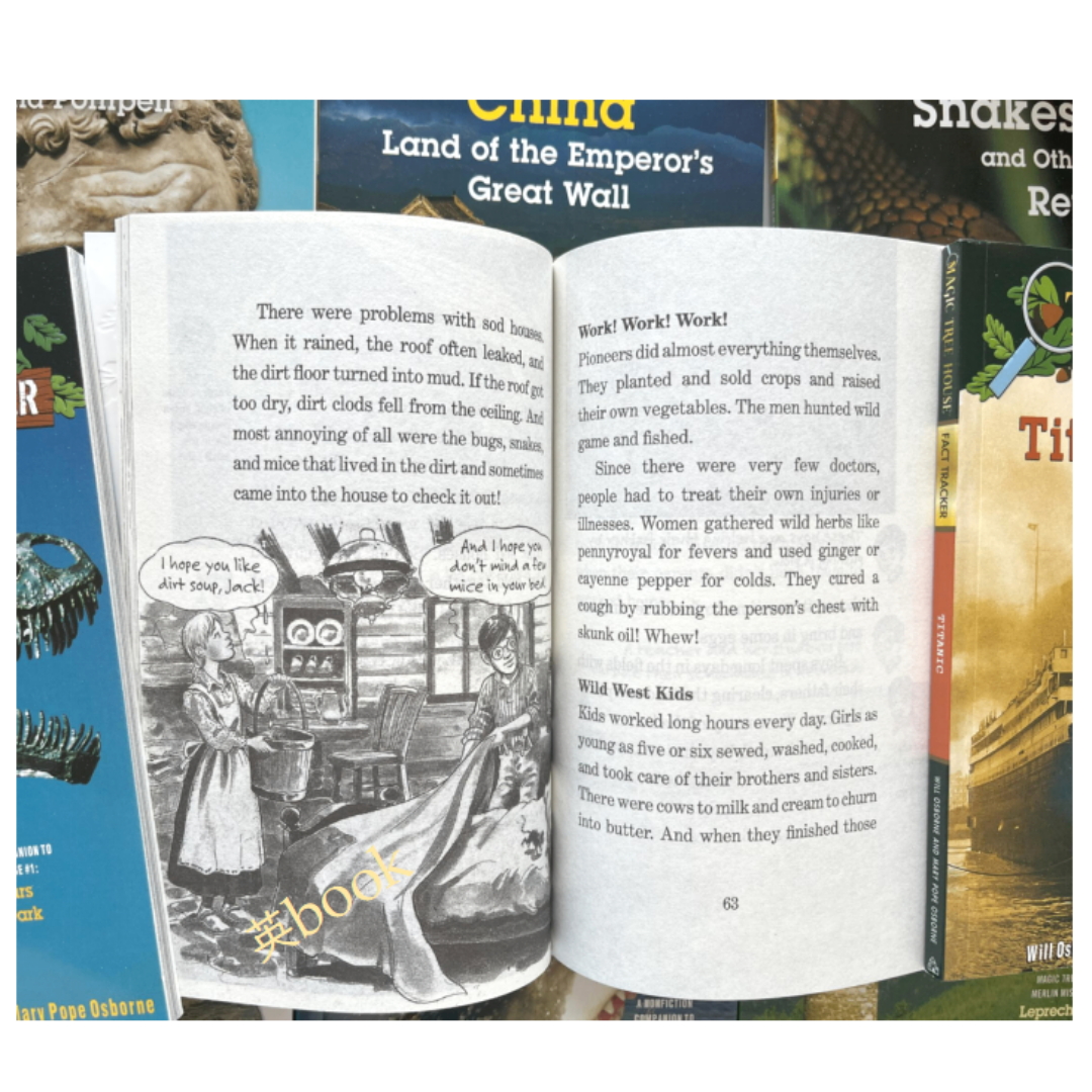 Magic Tree House Fact Tracker 絵本44冊全冊音源付 Magic Tree House Fact Trackers Series Complete 44 Book