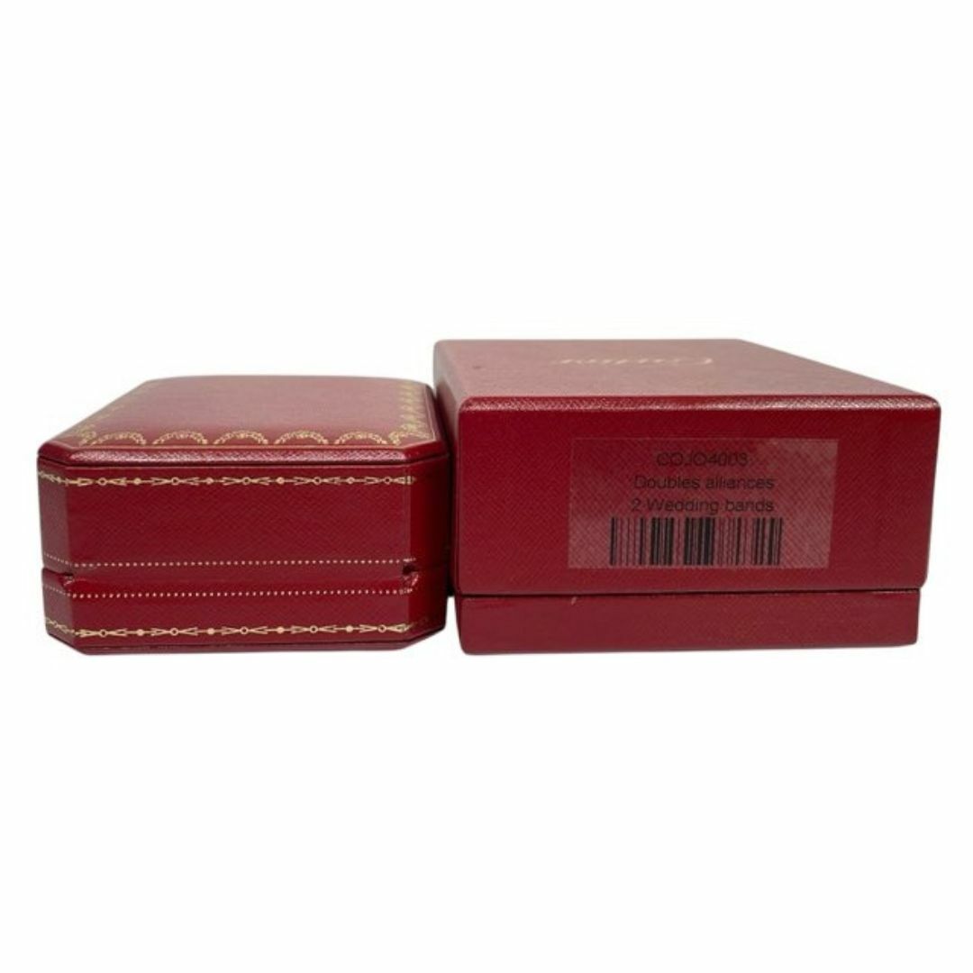 カルティエ 箱のみ リングケース 空箱 ペア Cartier - カルティエ リングケース ペアリングケース Wリング
