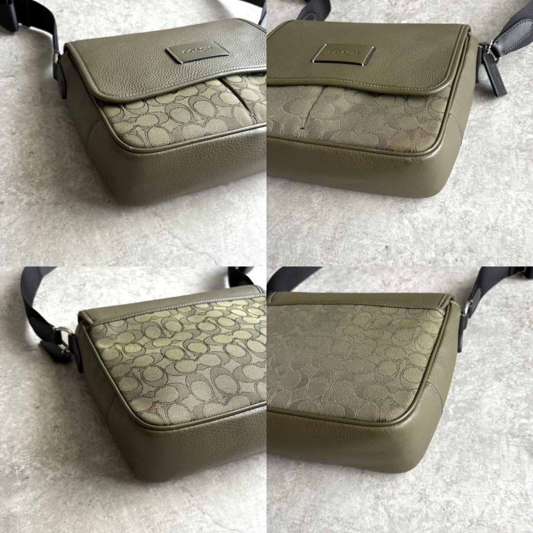 美品 COACH コーチ スプリント マップ メッセンジャーバッグ レザー COACH - 【極美品】COACH スプリント マップバッグ 25