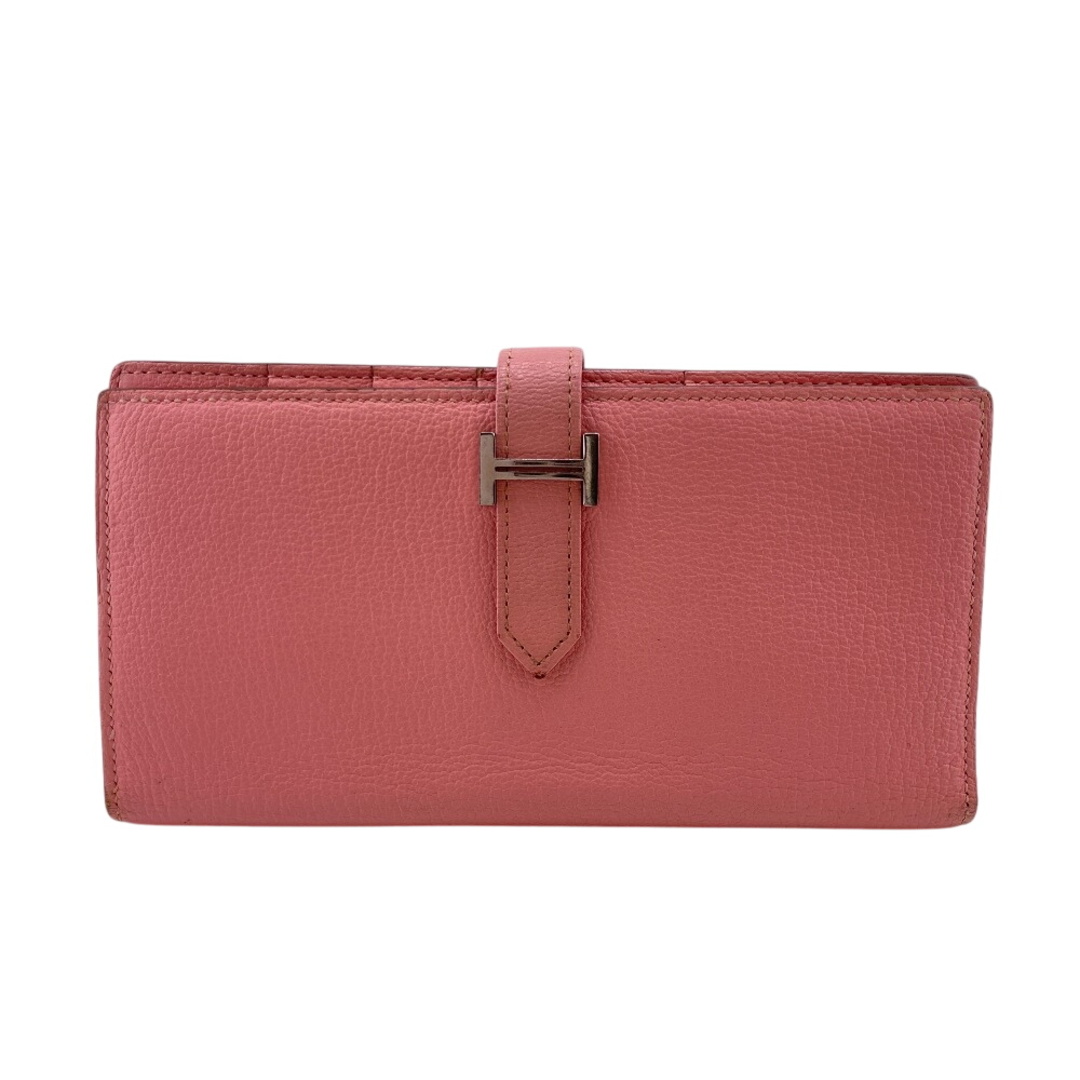 【希少!限定入荷】HERMES ベアン スフレ 長財布 HERMES - エルメス HERMES 長財布 ベアン スフレ □R ピンクの