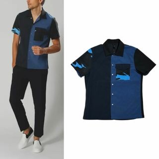 数回着2.9万 wjk　コンビ カモ シャツ