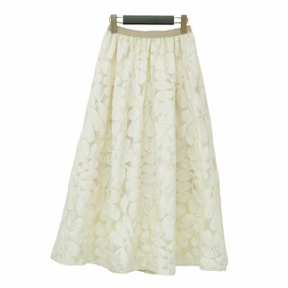 ボールズィ Ballsey カーキ 34 XS スカート ギャザーフレアスカート Ballsey - Ballsey ボールジー スカート ライトベージュ サイズ