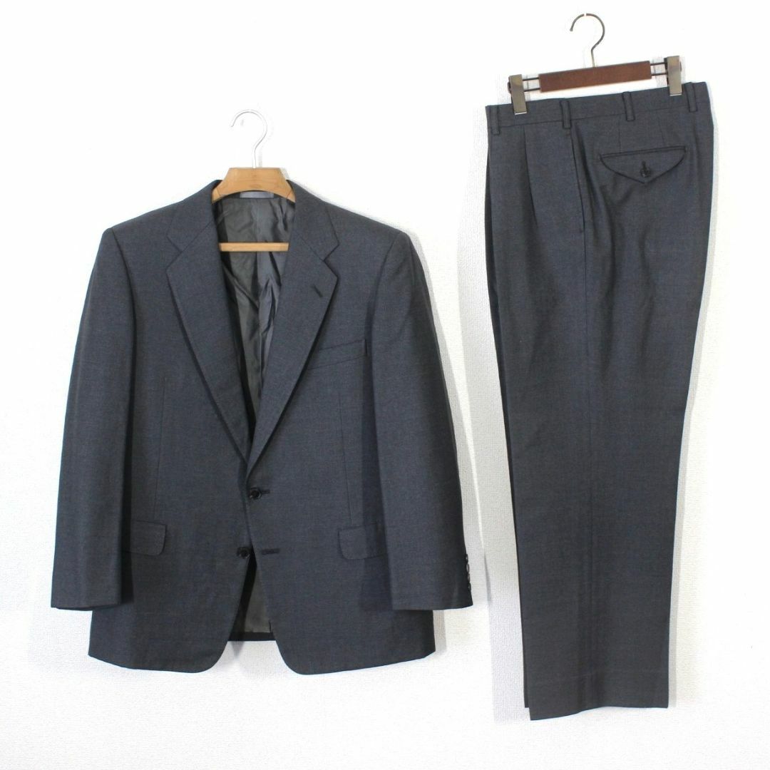 バーバリーズ スーツ AB5 メンズ ややゆったり M グレー 秋冬 24 美品 24【美品】バーバリーズ スーツ AB5 メンズ ややゆったり M