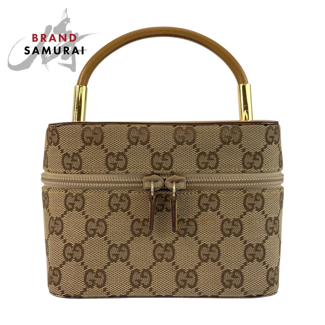 Gucci ベージュ ゴールド ハンドバッグ CG柄 GUCCI - 美品 GUCCI グッチ ベージュ ゴールド金具 GGキャンバス