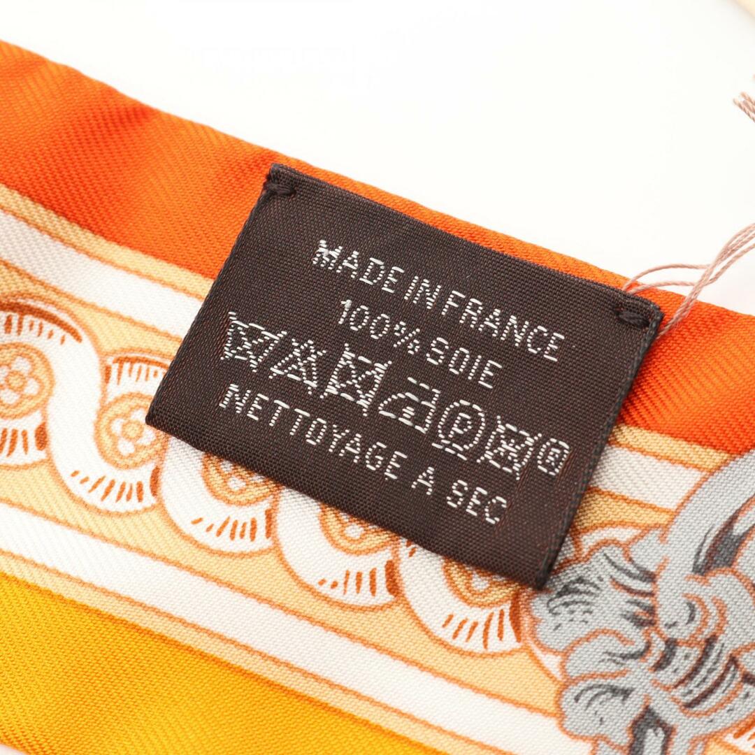 【未使用】今シーズン物 HERMES エルメス ツイリー パラード オレンジ HERMES - エルメス HERMES ツイリー BRIDE DE COUR スカーフ