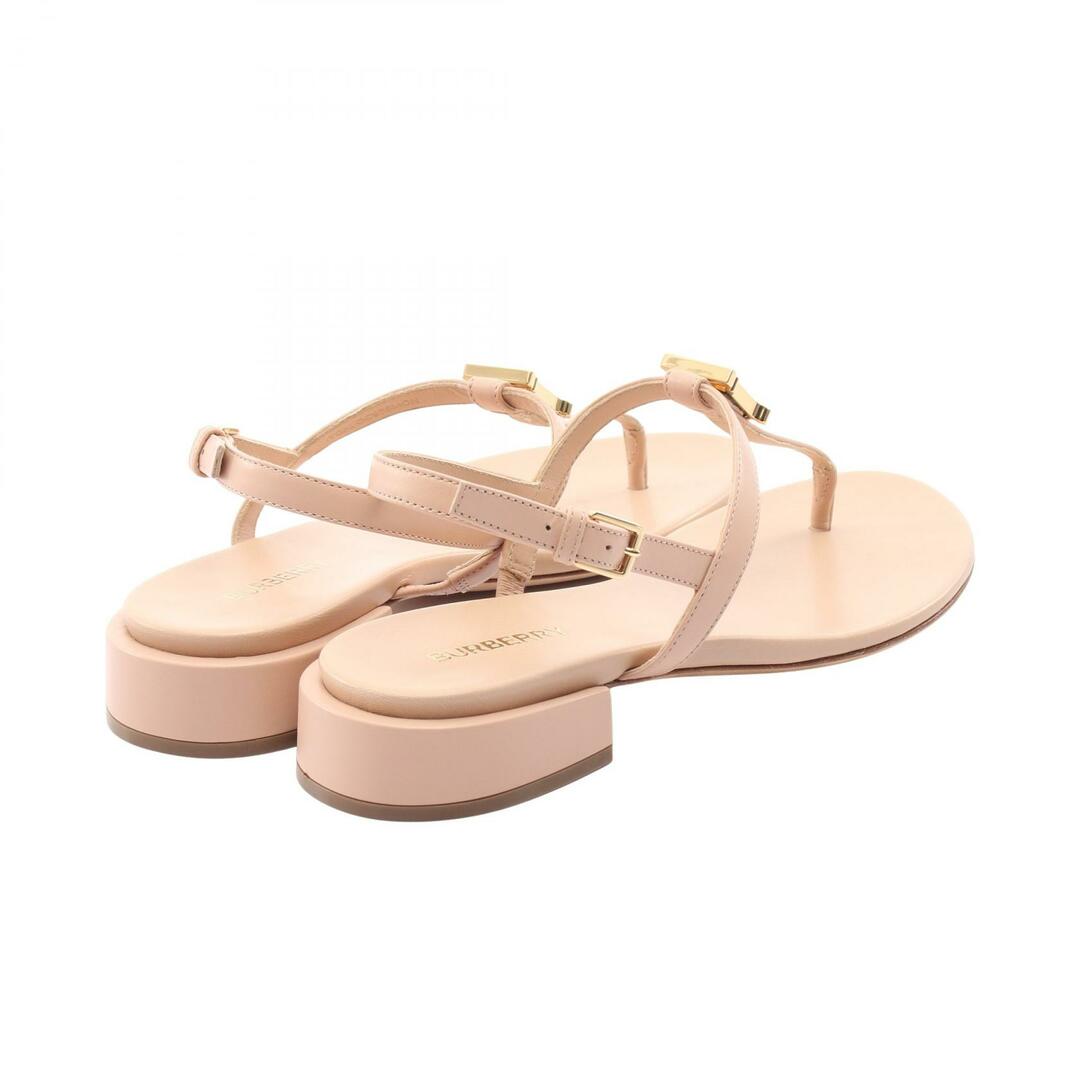 サンダル・ミュール Burberry Lf Mews Rose 90 Chk BURBERRY - バーバリー BURBERRY ロゴ サンダル 靴 レザー