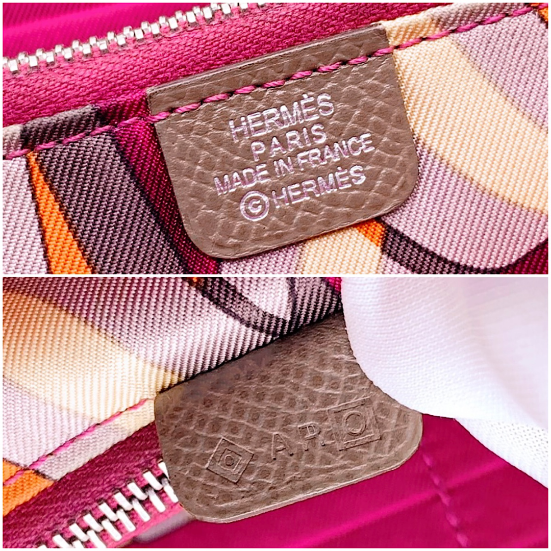 【極美品】エルメス HERMES アザップ シルクイン エトゥープ HERMES - ✨極美品✨エルメス アザップ シルクイン ロング