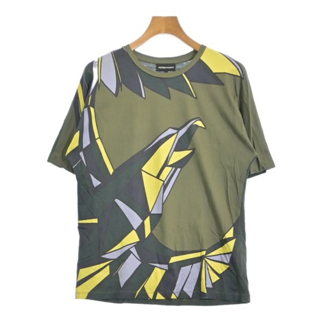 エンポリオアルマーニ Tシャツ カーキ 半袖 EMPORIO ARMANI - EMPORIO ARMANI Tシャツ・カットソー M カーキ