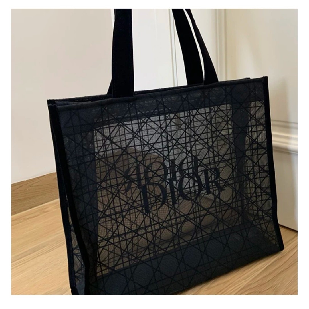 ディオール メッシュ トートバッグ エコバッグ ノーベルティ セット Christian Dior - 【土日限定特価】Dior/海外限定ノベルティ