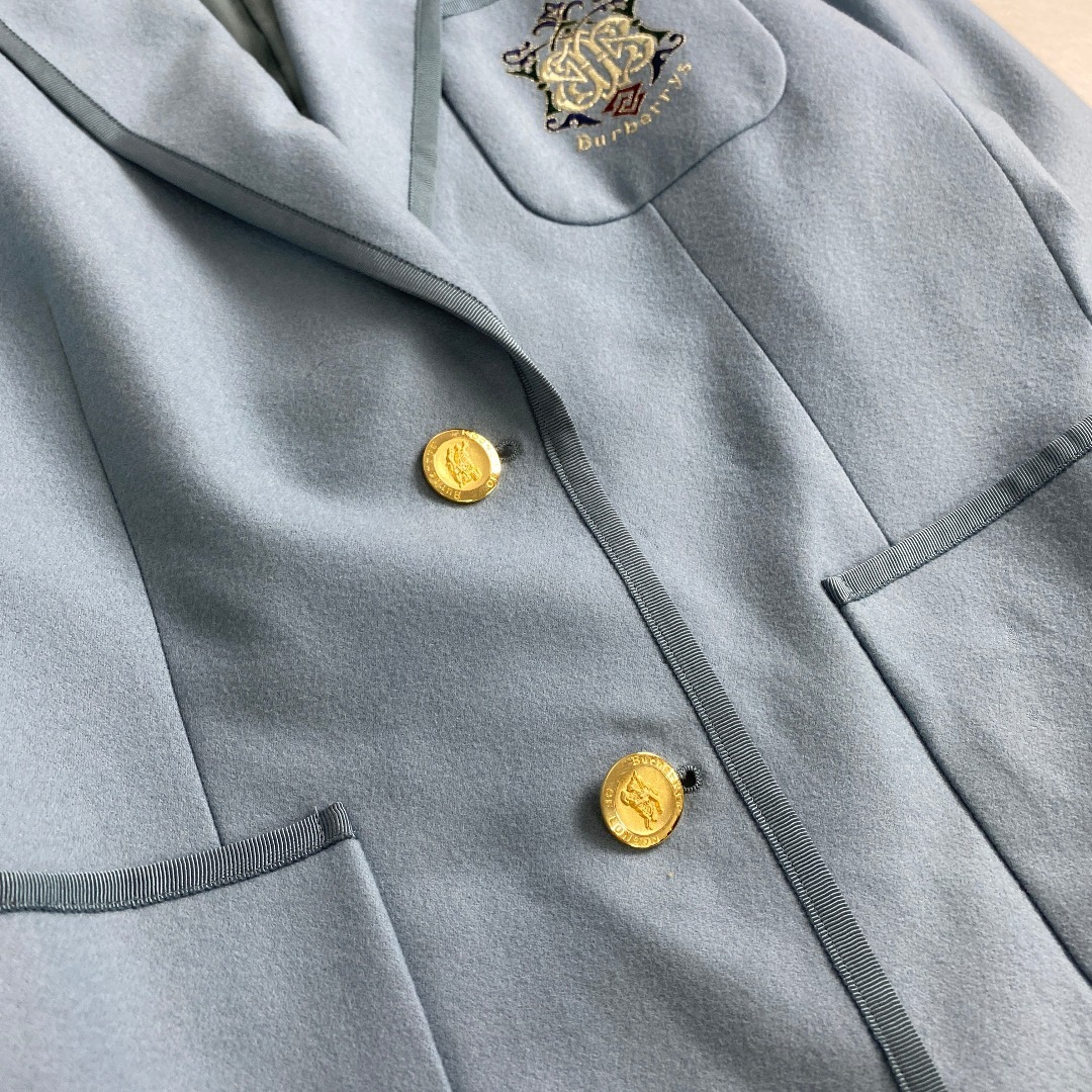 【美品】BURBERRY　バーバリー　テーラードジャケット　金ボタン　背抜き BURBERRY - バーバリーズ テーラードジャケット BURBERRY