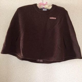 アディダス(adidas)の美品☆送料込【adidas】ニットケープ♡Mサイズ(ポンチョ)