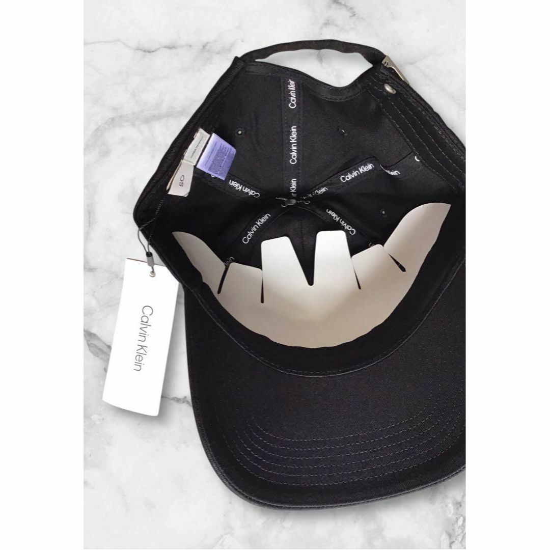 大人気!カルバンクライン★ロゴキャップ ユニセックス 帽子 黒 Calvin Klein - 新品 ショッパー付 Calvin Klein ユニセックス