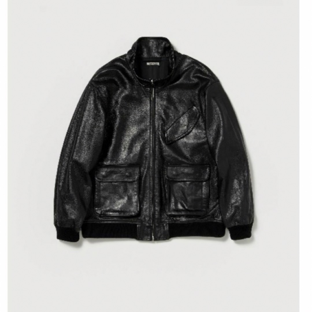 【関税込み】AURALEE レザー ジャケット AURALEE - AURALEE LAMB LEATHER ZIP BLOUSON の通販 by ざわし