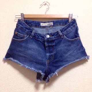 トップショップ(TOPSHOP)のTOPSHOPNYで購入♥︎デニムパンツ(ショートパンツ)