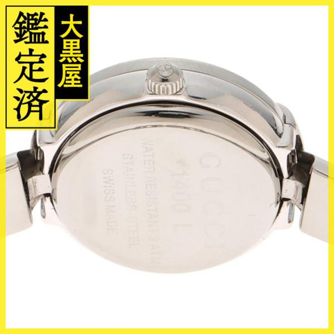 GUCCI (グッチ) バングル ウォッチ GUCCI】グッチ バングルウォッチ 150L ゴールド ブレス ブラック
