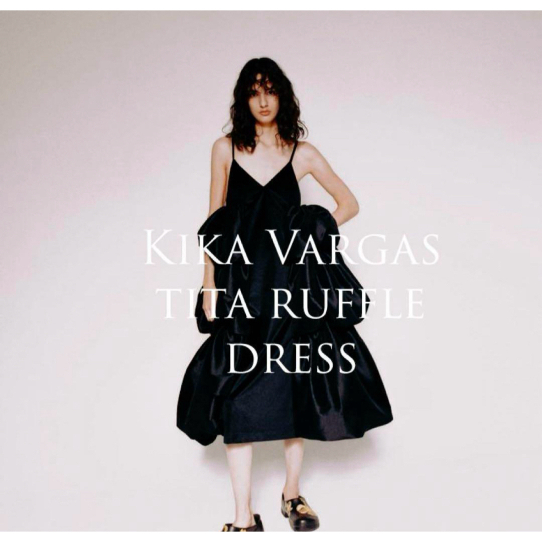【関税込み】Kika Vargas ロングドレス Drawer - KIKA VARGAS tita ruffle dress ワンピースの通販 by m