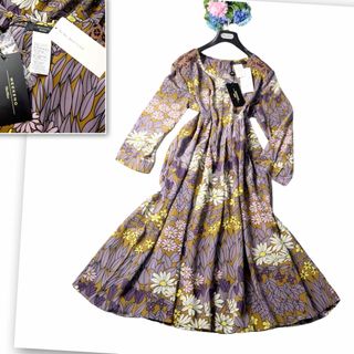 専用♡C26美品●Max Mara【最高級黒タグ/シルク100%◆ワンピース】 Max Mara - MaxMara 【最高級】新品タグ付き♪フラワープリント