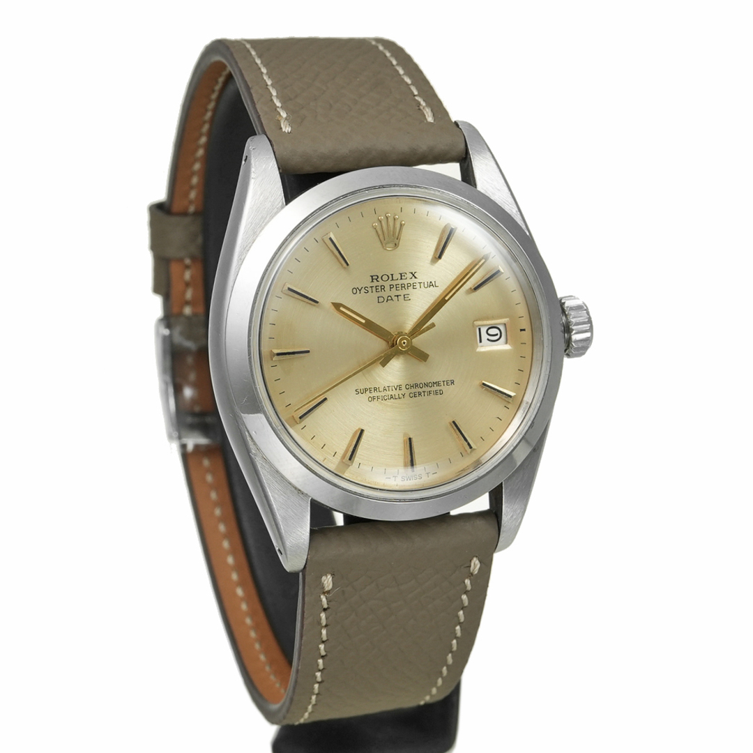 ROLEX(ロレックス)のROLEX オイスターパーペチュアル デイト 同心円ダイヤル 1965年頃 Ref.1500 アンティーク品 メンズ 腕時計 メンズの時計(腕時計(アナログ))の商品写真