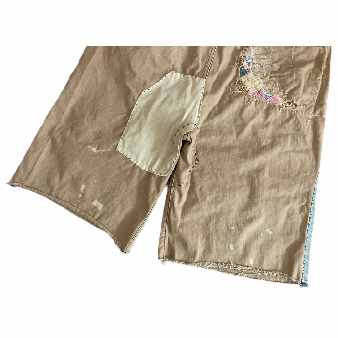 kapital kountry パッチワークショートパンツ レディース KAPITAL - KAPITAL KOUNTRY ヴィンテージ加工 パッチワーク
