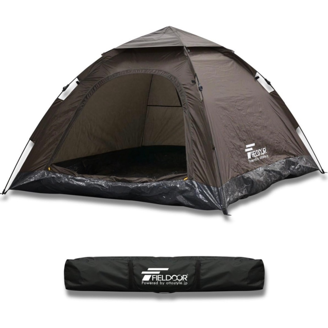 FIELDOOR　ワンタッチテント　3〜4人用