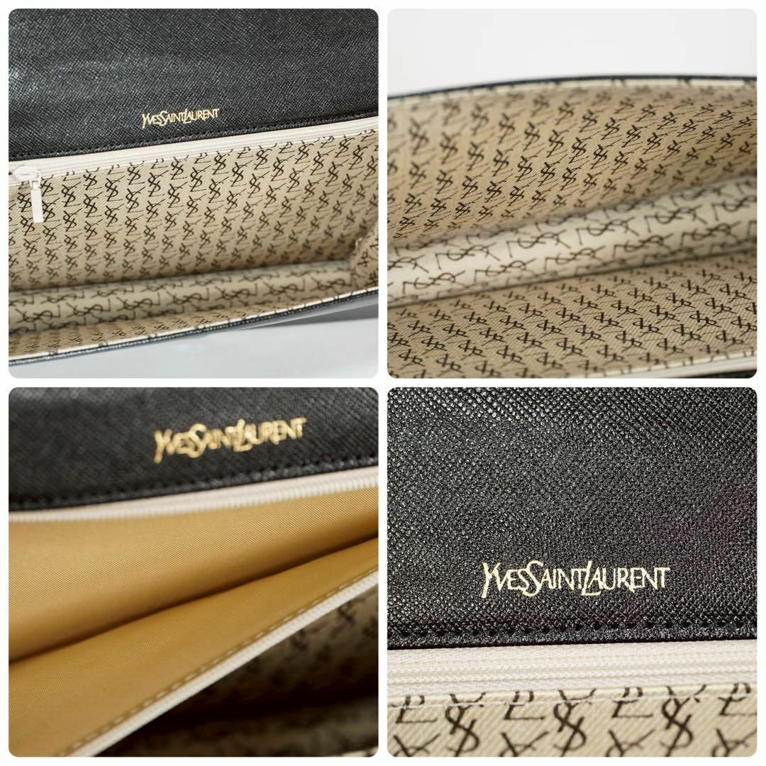 【希少品 サフィアーノ】 イヴサンローラン クラッチバッグ Yves Saint Laurent - 【未使用級✨】イヴサンローラン クラッチ