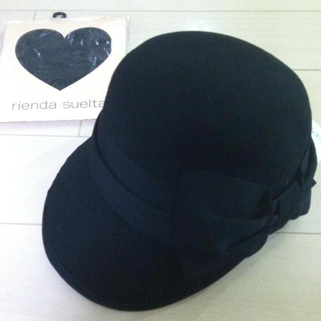 rienda(リエンダ)のrienda新品☆ハット&タイツ セット レディースの帽子(ハット)の商品写真