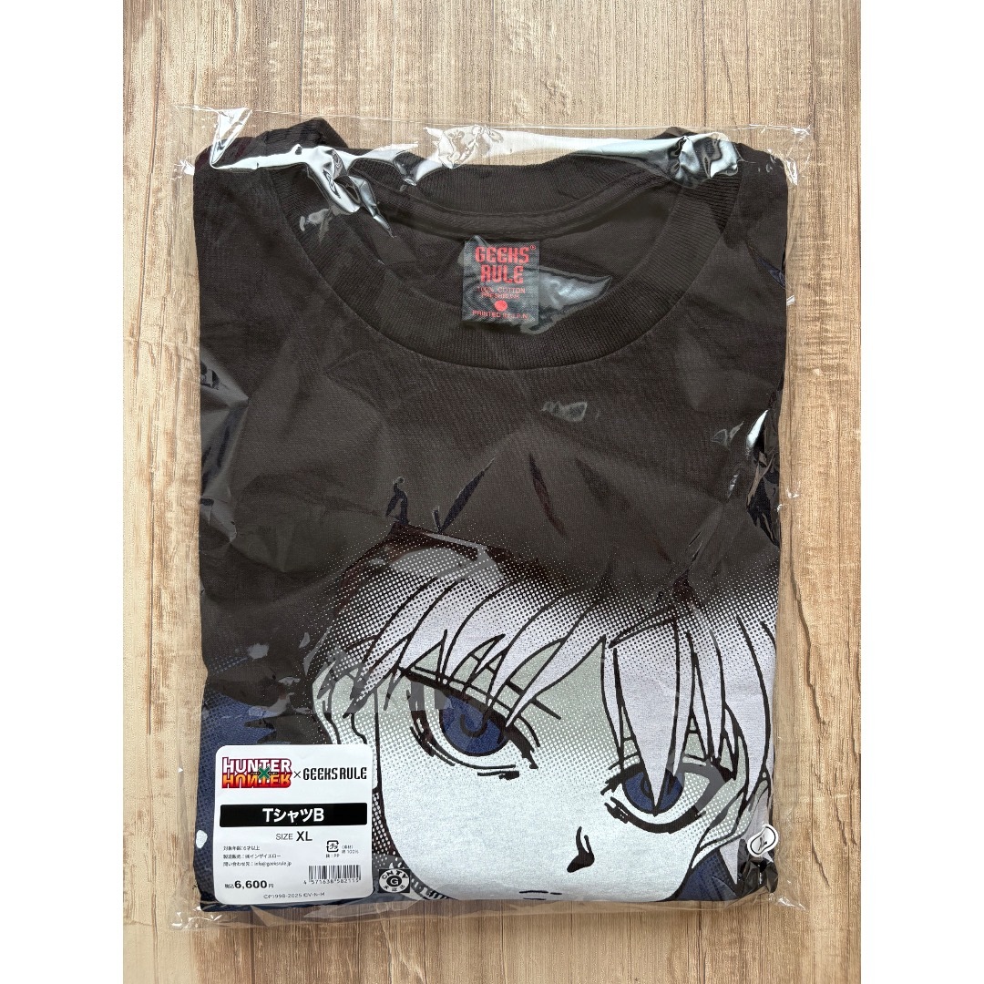HUNTER×HUNTER × GEEKS RULE Tシャツ キルア XL GEEKS RULE × HUNTER×HUNTER / SILKSCREENPRINTING T-SHIRT 