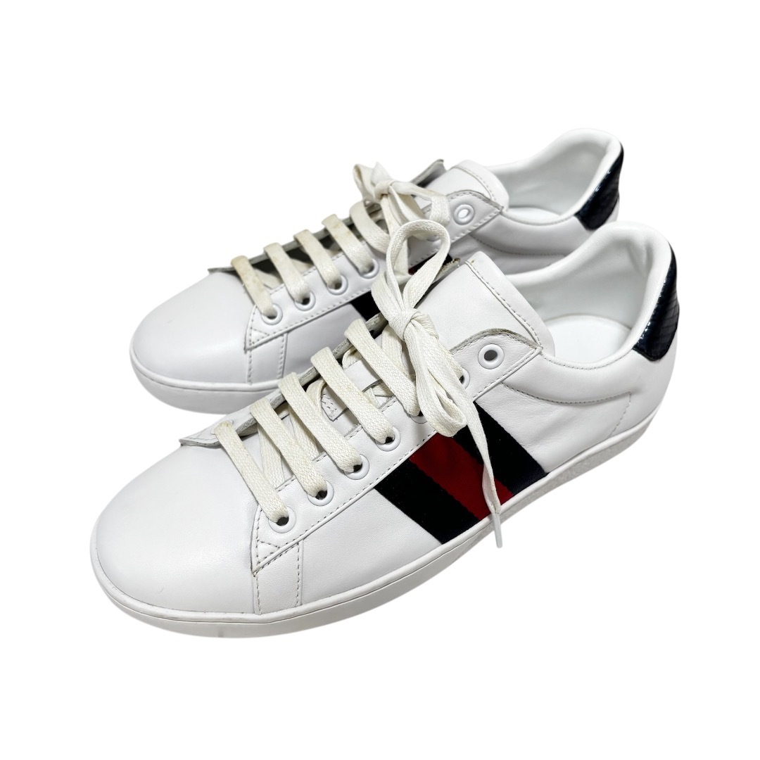 GUCCI - グッチ エース レザースニーカー シェリーライン 386750