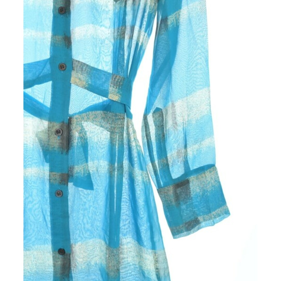 DRIES VAN NOTEN タイダイシャツワンピース DRIES VAN NOTEN - DRIES VAN NOTEN ドリスヴァンノッテン