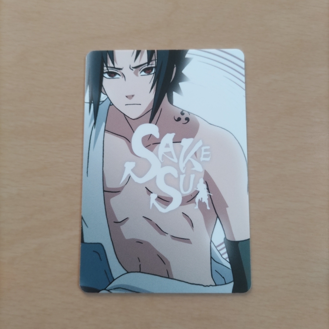 NARUTO カードグミ　うちはサスケ NARUTO うちはサスケ プラスチックカード グミ 2008年版 - メルカリ