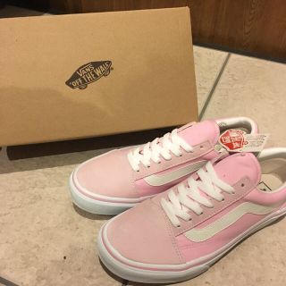 ヴァンズ(VANS)のvans オールドスクール ピンク 希少(スニーカー)