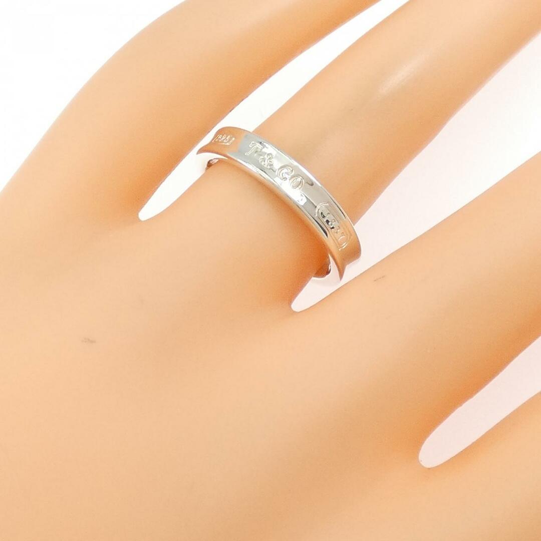 美品 Tiffany ティファニー 1837 ナロー リング 925 約14号 Tiffany & Co. - ティファニー 1837 ナロー リングの通販 by