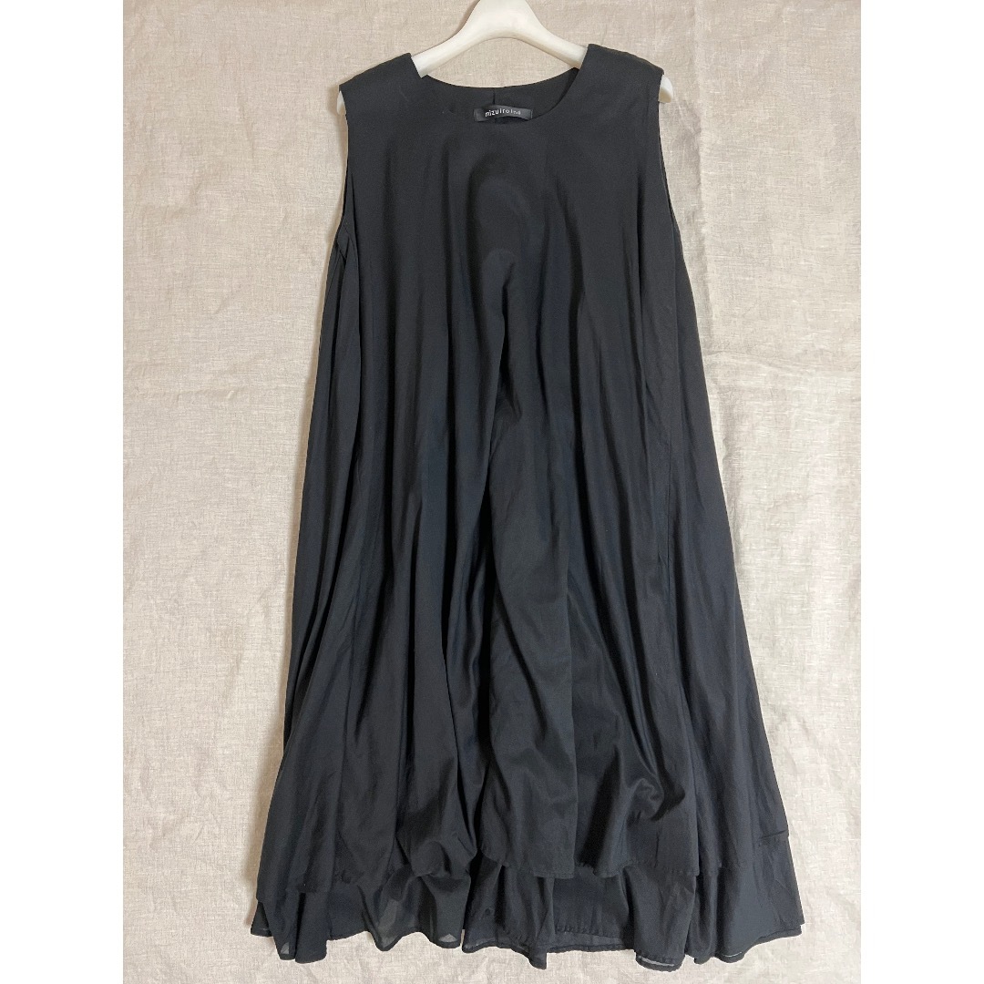 mizuiro-ind ミズイロインド ダブルヘムワンピース セール 30%OFF】mizuiro ind ダブルヘムフレアワンピース