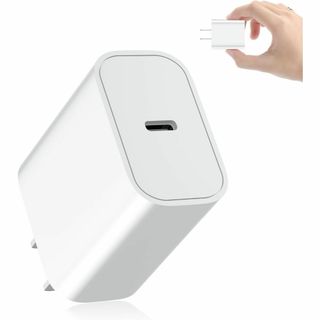 タイプc 充電器 Type-C 20w Type-C 充電アダプター(バッテリー/充電器)