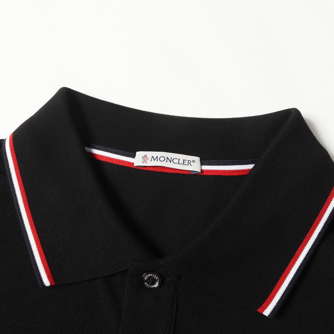 【希少✨】モンクレール ビッグロゴ ポロシャツ M 黒 MONCLER - 【新品同様】MONCLER モンクレール ポロシャツ