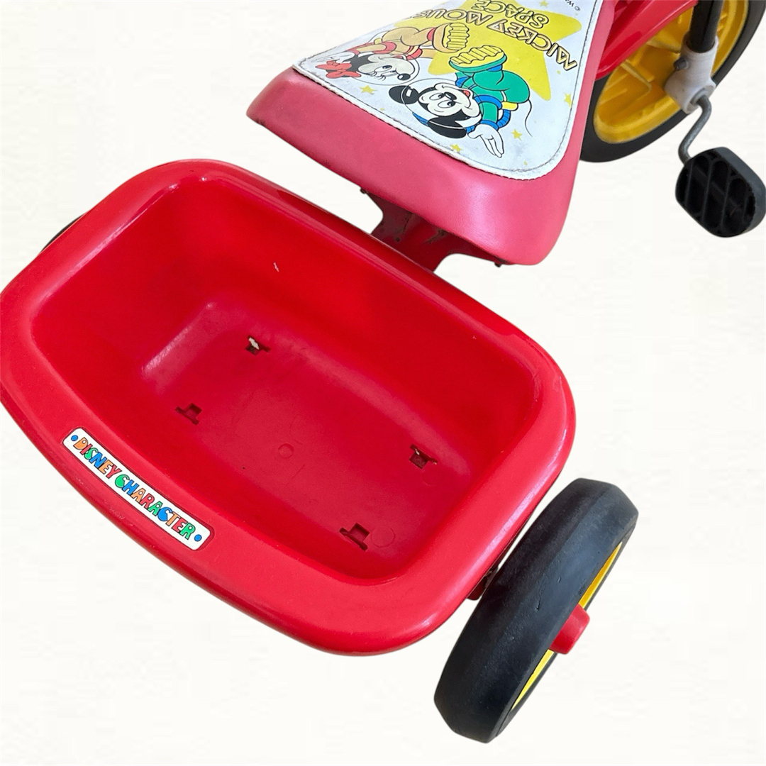 【来月に処分予定】Disney ディズニー 昭和平成レトロ音楽が鳴る子供用三輪車 Disney - 【来月に処分予定】Disney ディズニー 昭和平成レトロ